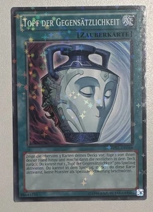 Yu-Gi-Oh Karte - Topf der Gegensätzlichkeit - Zauberkarte grün  - Bild 1 von 2
