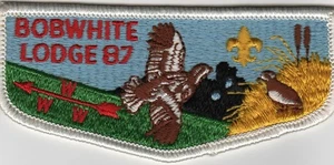Bob White Lodge 87 S4a Clear back Georgia-Carolina Augusta GA - Picture 1 of 1