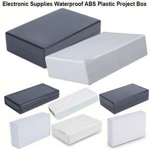 ABS Plastic Project Enclosure Boxes Electronic Supplies - Picture 1 of 21