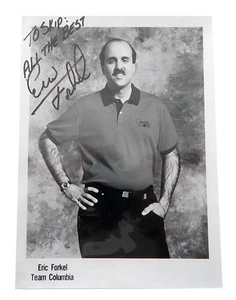 Foto autografiada por Eric Forkel de 5x7 Pro Bowler - Imagen 1 de 3