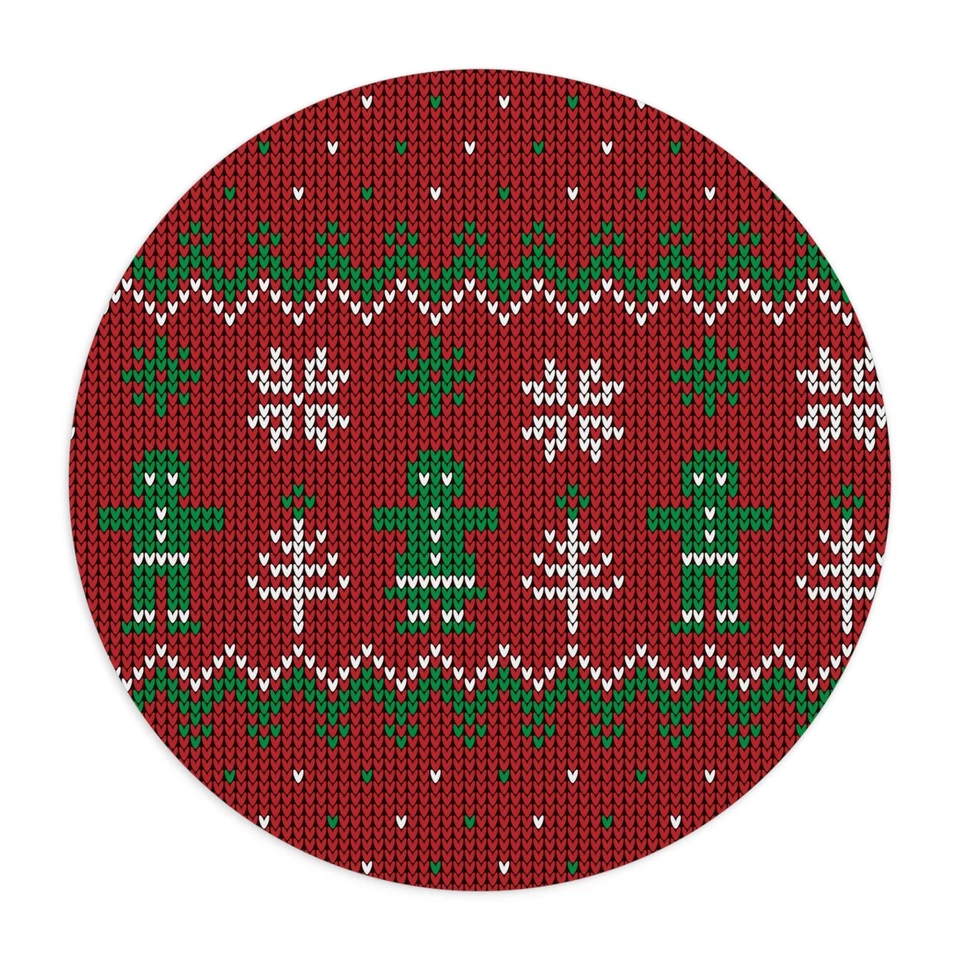 Christmas Gingerbread Mouse Pad, Festive Office Decor, Holiday Desk Gift - Image 1 of 1