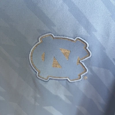 North Carolina Nike 1/4 Zip Men's Large Blue Dri-Fit Pullover UNC Tarheels LAX - Image 1 of 4