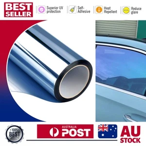 50x300cm One Way Mirror Window Tint Glass Film Solar UV Block Reflective Privacy - Picture 1 of 14