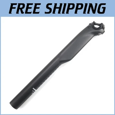 Tija de sillín de bicicleta de fibra de carbono de alto rendimiento - Fácil instalación 350/400 mm de longitud Foto 1 de 4