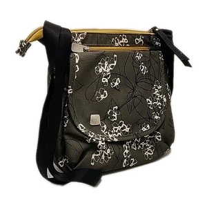 Borsa a tracolla Haiku donna verde floreale tracolla tracolla tracolla regolabile casual - Foto 1 di 13