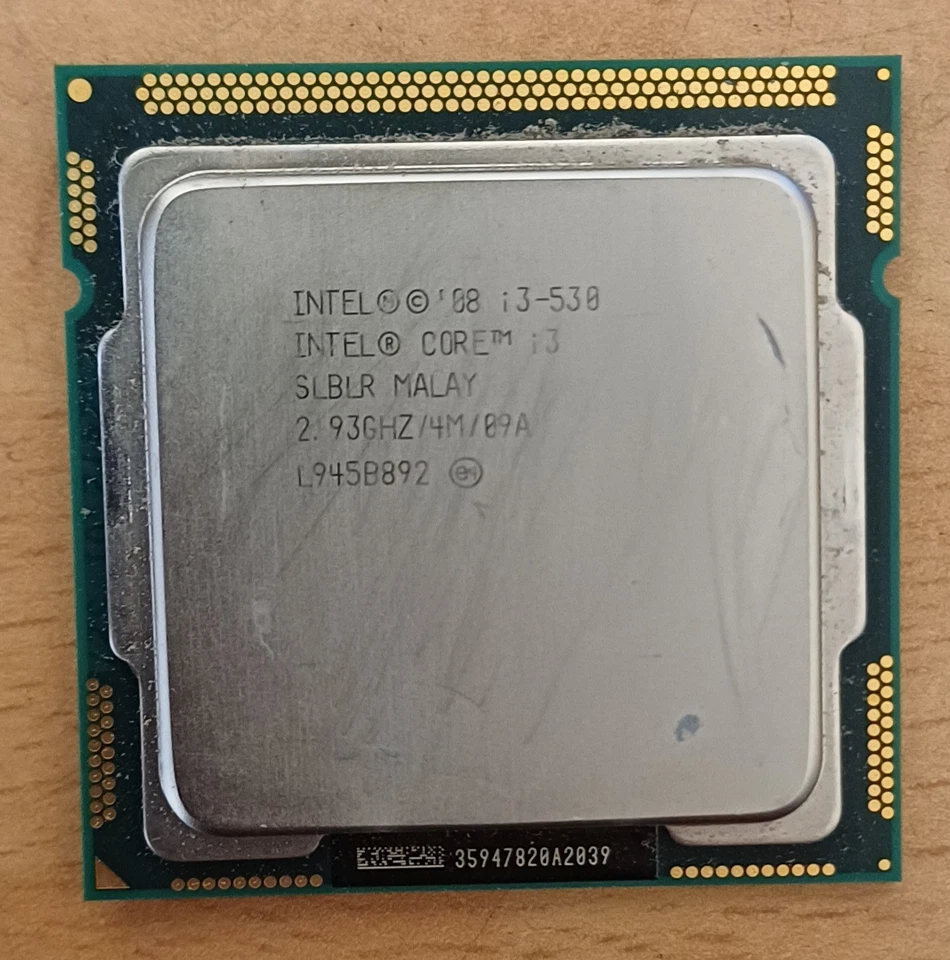 Processore Intel Core I3-530 2.93GHz Slblr LGA1156 - Immagine 1 di 1