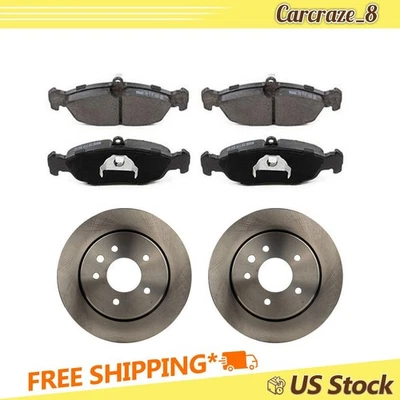 Kit Pastillas Freno Traseras y Rotores para Jaguar Vanden Plas 4.0L 1995 1996 1997 Foto 1 de 4