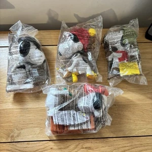 Snoopy 2000 McDonald’s Spielzeug x4 Konvolut versiegelt in original Plastiktüte bitte lesen - Bild 1 von 7