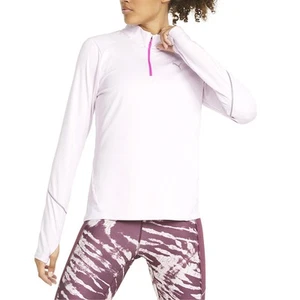 Puma 5K Knit Long Sleeve Half Zip Pullover Womens Size L Casual Tops 52139017 - Picture 1 of 4