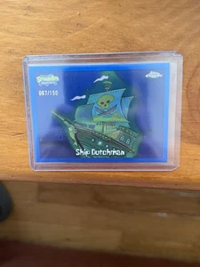 2025 Topps Cromo Bob Esponja Pantalones Cuadrados Azul Refractor/150 - Envío Holandés #130 - Imagen 1 de 2
