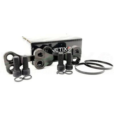 FOR S3 RS3 TTS TTRS GOLF R GTI MK7 REAR 356mm BIG BRAKE DISCS UPGRADE ADAPTERS - Image 1 of 4