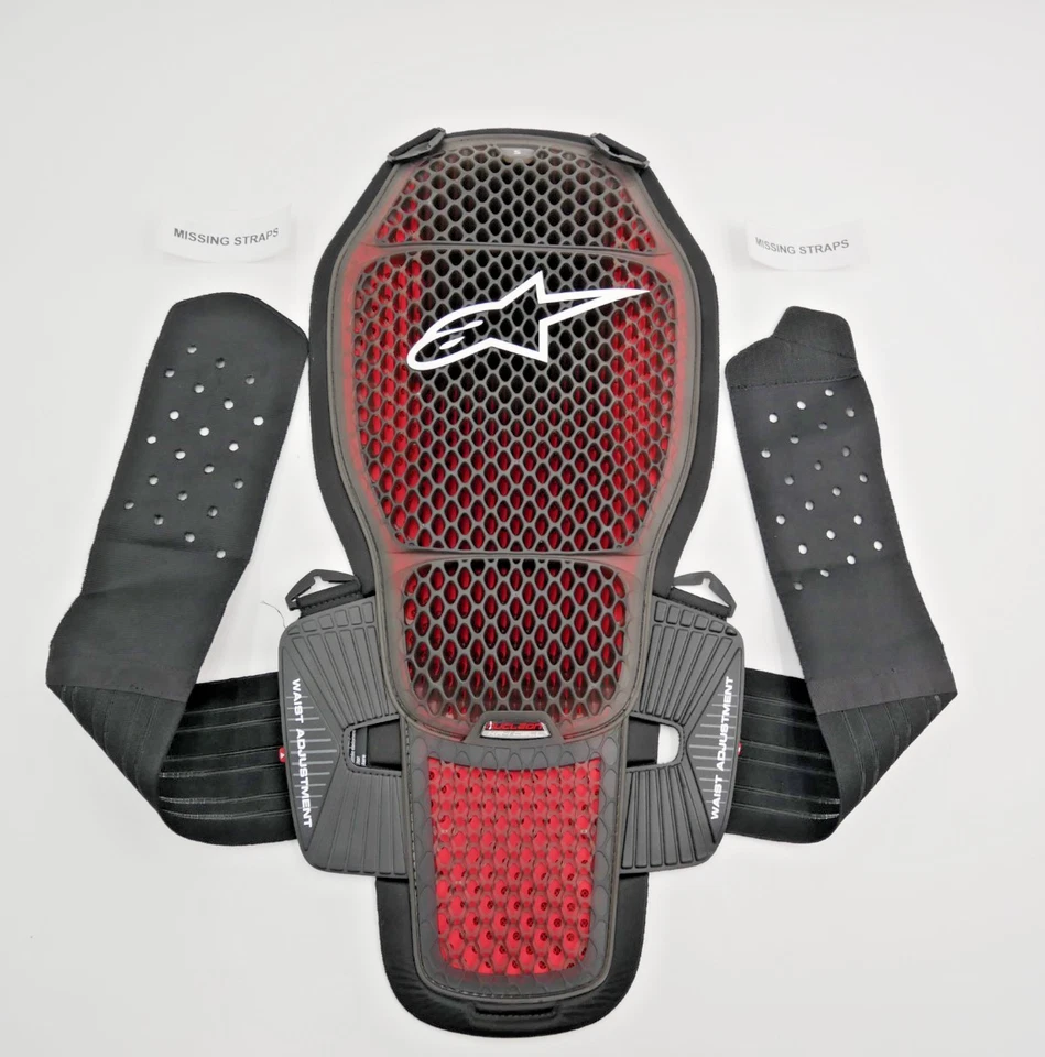 Protector trasero celular Alpinestars Nucleon KR-1 humo/negro/rojo tamaño mediano Foto 1 de 4