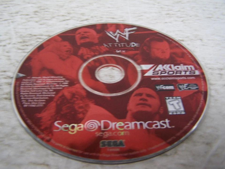 WWF Attitude (Sega Dreamcast, 1999) Disc Only - Image 1 of 1