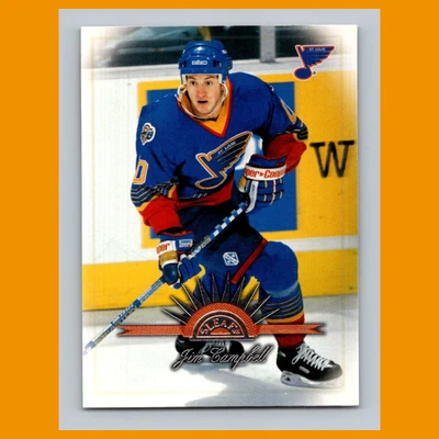 Jim Campbell #54 1997-98 Leaf St. Louis Blues Hockey Card NHL - Image 1 of 3