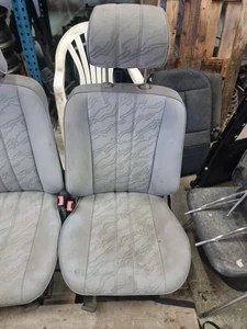 Mercedes E-Klasse W210 Fahrersitz Links Innenausstattung Stoff Grau N2706  - Bild 1 von 7