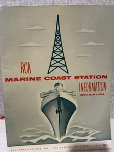 NAVI SHIP RCA MARINE COAST STATION INFORMATION 1960 - Imagen 1 de 1