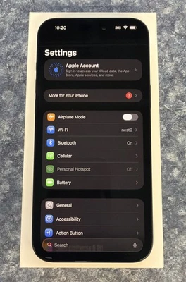 Apple iPhone 17 Pro Max AT&T 256GB Deep Blue (ESN/IMEI) NÃO É BOM - Imagem 1 de 4