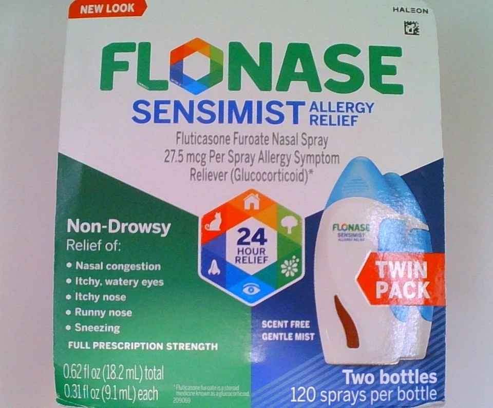 FLONASE SENSIMIST Spray Alivio de Alergias para Nariz y Ojos 11/26 DMGD CAJA Foto 1 de 1