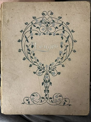 Lenore 1886 Poe very scarce Charles E Wentworth Hardcover rare illustrated Foto 1 de 4