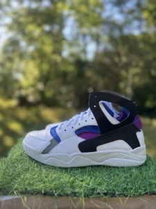 Nike Air Flight Huarache Berry PRM QS 2014 OG Size 10 Pre-Owned 886203-100 - Picture 1 of 7