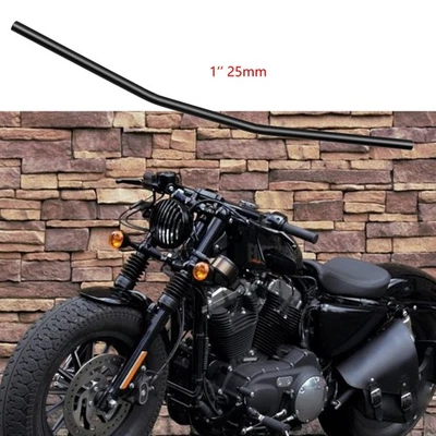 Para Harley Sportster 48 1200 883 Softail Manillar Moto 25mm 1" Barras de Arrastre Foto 1 de 4