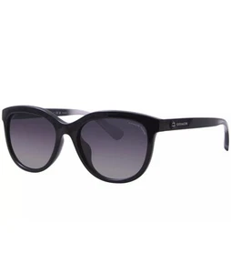 Coach HC8285U 5002T3 Sunglasses Women's Black/Silver/Polarized Dark Grey 56mm - Picture 1 of 11