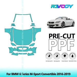 PreCut Paint Protection PPF Kit For BMW 6 Series M-Sport Convertible 2016-2019 - Picture 1 of 7