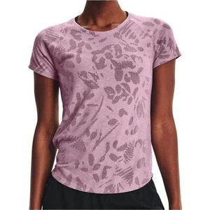 Under Armour Women's Streaker Short Sleeve Mauve Pink XS NWT - Picture 1 of 4