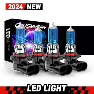 9005 9006 LED Headlight Bulbs Kit For Toyota Corolla Sedan 4-Door 1.8L 2001-2015 - Picture 1 of 12