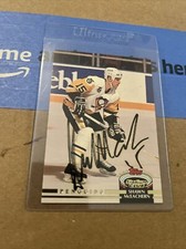 Shawn McEachern Signed 1992-93 Stadium Club Card Penguins