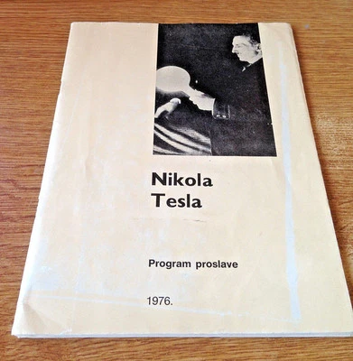 🔴NIKOLA TESLA, CELEBRATION ON THE OCCASION OF 120th BIRTHDAY 🔴RARE BOOK🔴 - Image 1 of 4