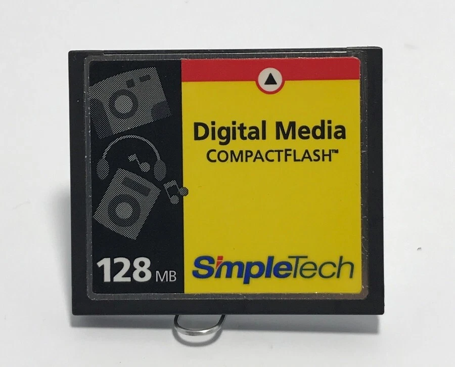SimpleTech 128 MB CompactFlash Card (STI-CF/128) - Image 1 of 2