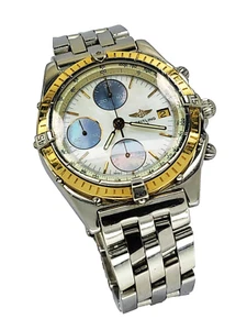 Breitling Chronomat D13047 - Mit seltenem Perlmutt "Panda" Zifferblatt! - Bild 1 von 10