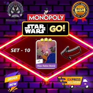MAX REBO BAND - ⭐️3 MONO_POLY_MO_-GO 3 STARS STICKERS CARDS - Picture 1 of 1