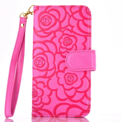 适用于 iPhone 14 Pro Max 15 13 12 11 皮革钱包式磁性卡可支撑保护套 — 第 1/4 张图片