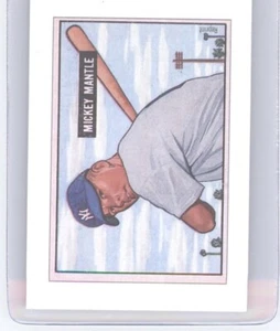 Mickey Mantle Rookie 1951 Baseball Card/Insert  Bowman RePrint - Picture 1 of 2