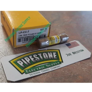 LPCC 7 BUSSMAN (Box 10) 7 AMP 600vac Low-Peak CLASS CC ATDR-7 CCMR-7 - Picture 1 of 1