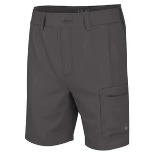 Huk Next Level 7 Inch Shorts Overcast Grey Quick Dry Lightweight Apparel XXL - Picture 1 of 3