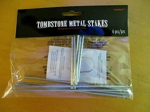 Grabstein Metall Pfähle Halloween Outdoor Grabstein Display Halter - Bild 1 von 2