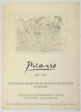 Original vintage exhibition Spanish Pablo Picasso art poster