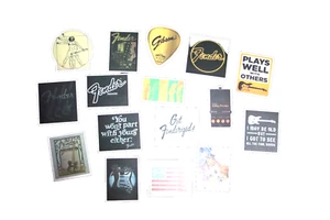 Fender Guitar Stickers Lot of 16 Stickers - Picture 1 of 6