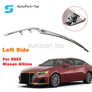 For 2023 Nissan Altima Grille Trim Driver Left Side Chrome Hand NI1038189
