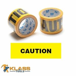 Yellow Caution Tape 3" x 1000 FT (333 Yards) - Picture 1 of 1