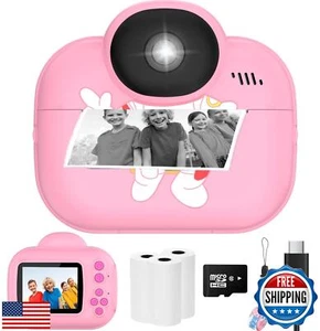 Kids Camera Instant Print Camera for Kids, Toddler Camera Christmas Birthday - Picture 1 of 5
