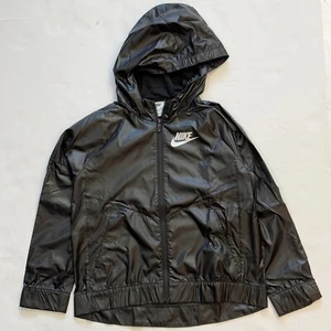 Nike Sportswear Windrunner Big Kids' (Girls') Jacket, DB8809, Black, Medium - Picture 1 of 6