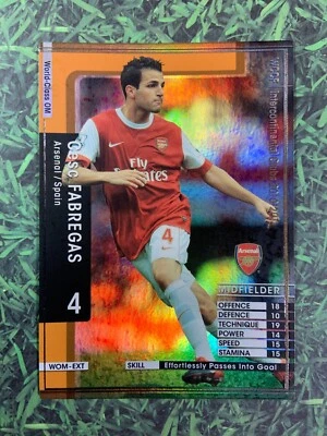 Panini WCCF 2010-11 Cesc Fabregas Arsenal Refractor Extra Soccer card - Image 1 of 2
