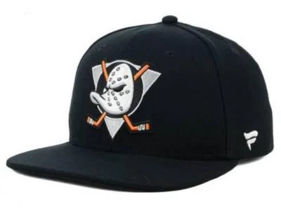 Gorra ajustada oficial de la NHL Anaheim Mighty Ducks con logotipo retro Foto 1 de 4
