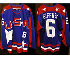 Mädchen Mighty Ducks Julie ""The Cat"" Gaffney #6 Hockey Trikot USA genäht maßgeschneiderter Name