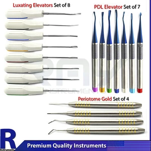 Juego de escaladores de extracción atraumática periotoma de elevadores de luxación dental PDL - Imagen 1 de 4
