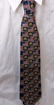 Corbata vintage 2004 The McDonald’s Collection American Flags arcos dorados Foto 1 de 4